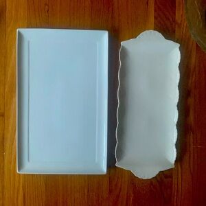 2 New Server Trey In Ceramic